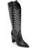 Daniel X Diamond Women's The Tall T Leather Western Boots - Pointed Toe, Black, hi-res