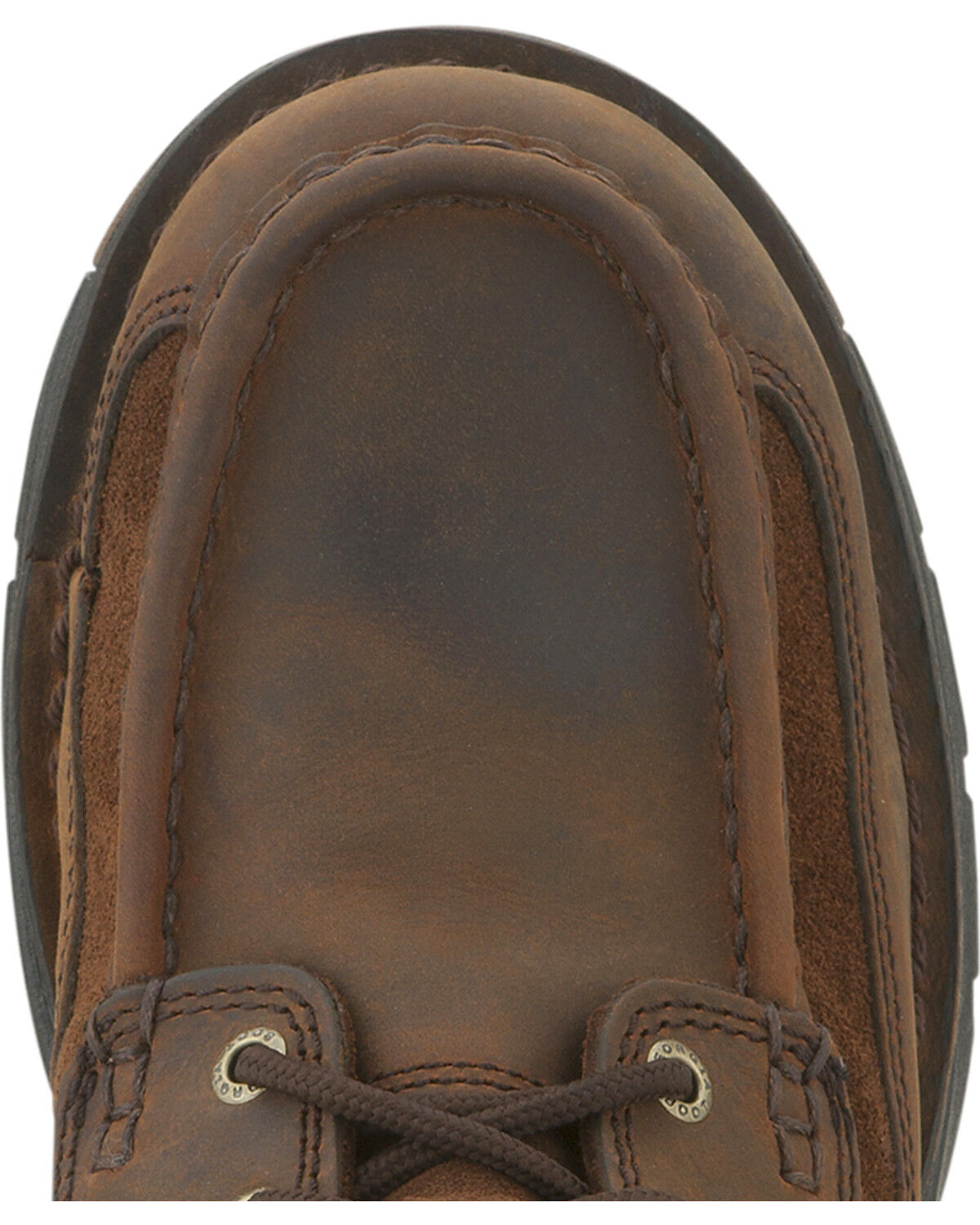 Image #6 - Georgia Boot Men's Athens Waterproof Work Boot - Moc Toe, Brown, hi-res