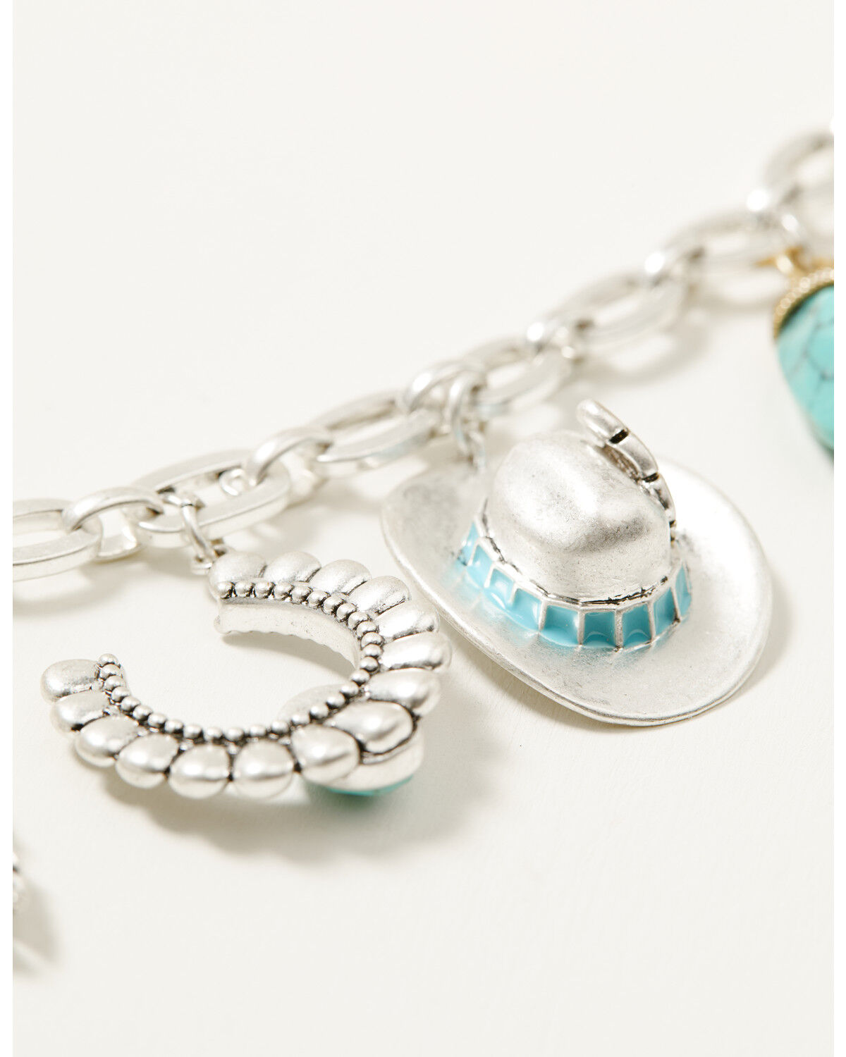 Image #2 - Lainey Wilson Women's Blue Moonshine Charm Necklace, Silver, hi-res