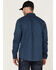 Image #4 - Cody James Men's FR Houndstooth Check Long Sleeve Snap Work Shirt, Medium Blue, hi-res