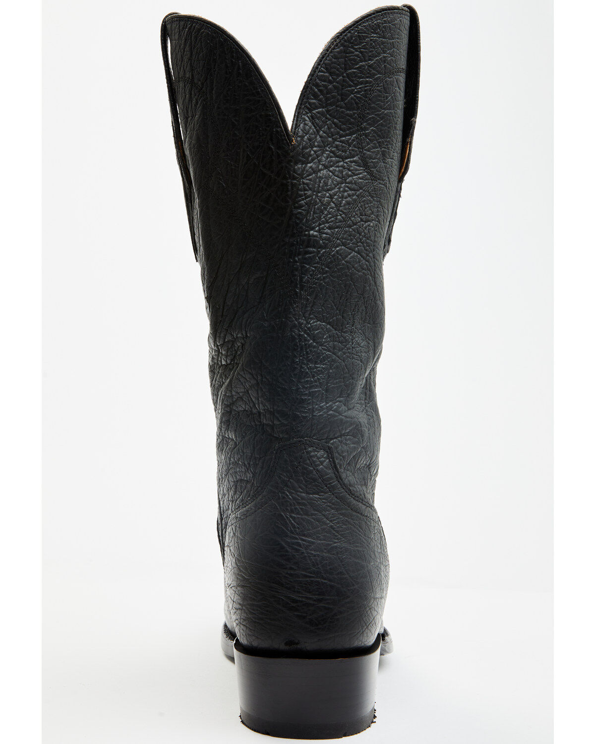 Image #5 - El Dorado Men's Sammy Western Boots - Round Toe, Black, hi-res