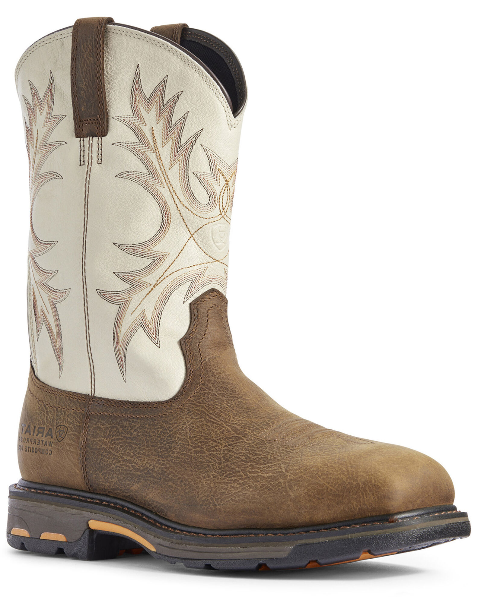 Ariat boot cream top