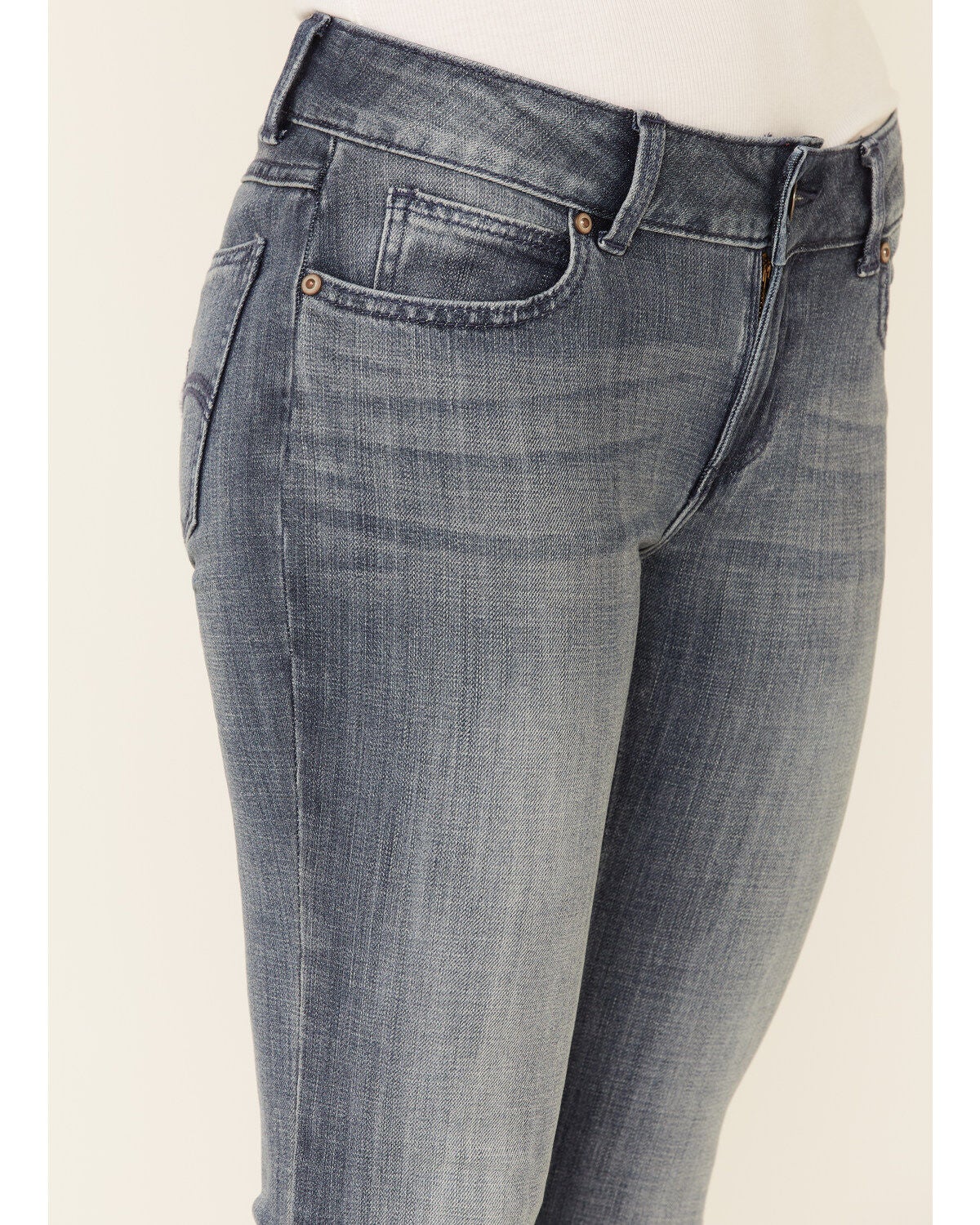 gray bootcut jeans 