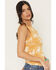 Image #2 - Wrangler Retro Women's Horse Print Tank, Yellow, hi-res