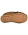 Minnetonka Girls' Kilty Suede Moccasins, Dusty Brn, hi-res