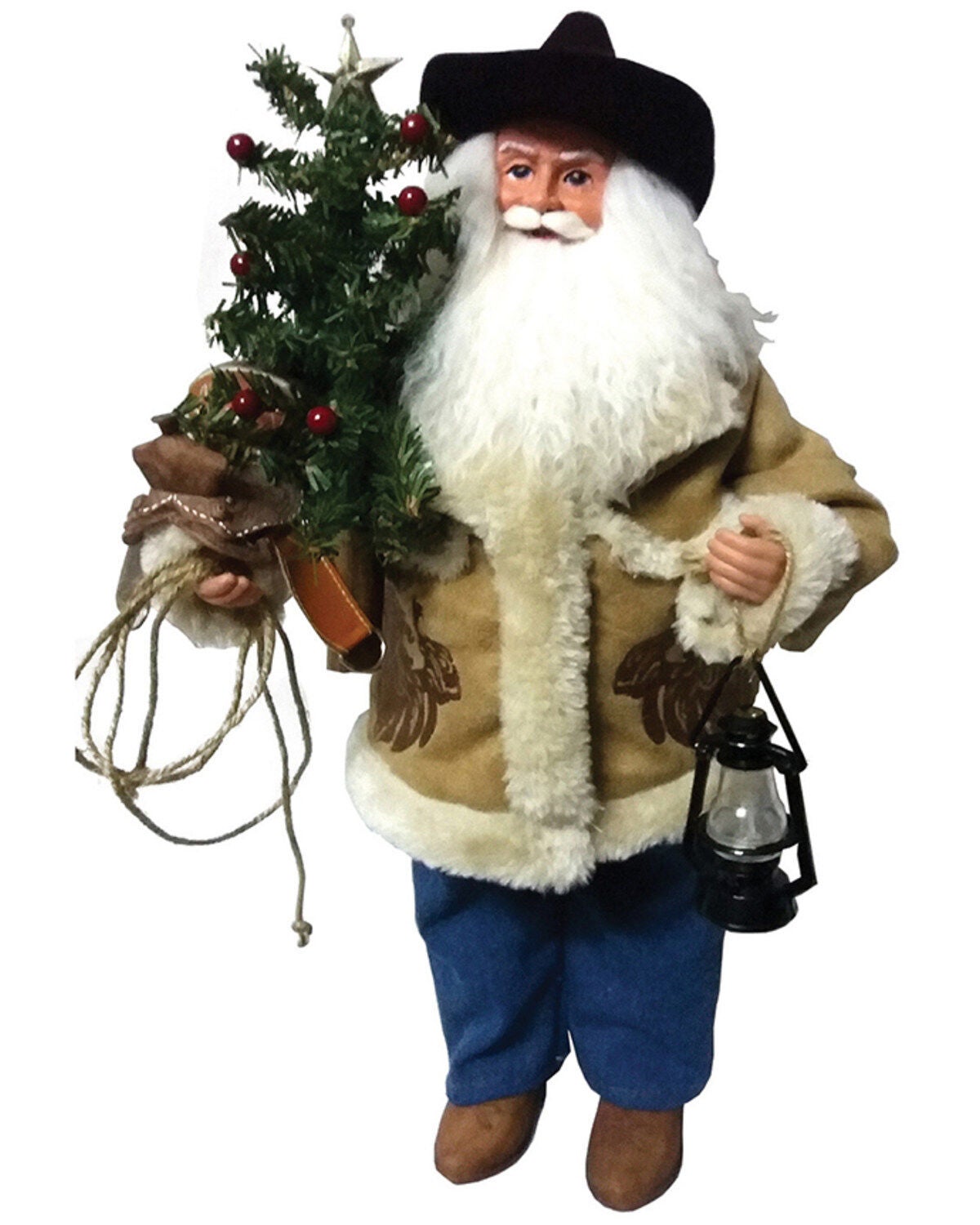Santa's Workshop "18 Cowboy Santa Claus, Beige, hi-res