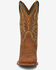 Image #4 - Justin Women's Outlaw Ryley Performance Western Boots - Broad Square Toe, Brown, hi-res