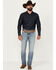 Image #1 - Ariat Men's M8 Baltimore Grizzly Light Wash Slim Stretch Jeans, Light Wash, hi-res