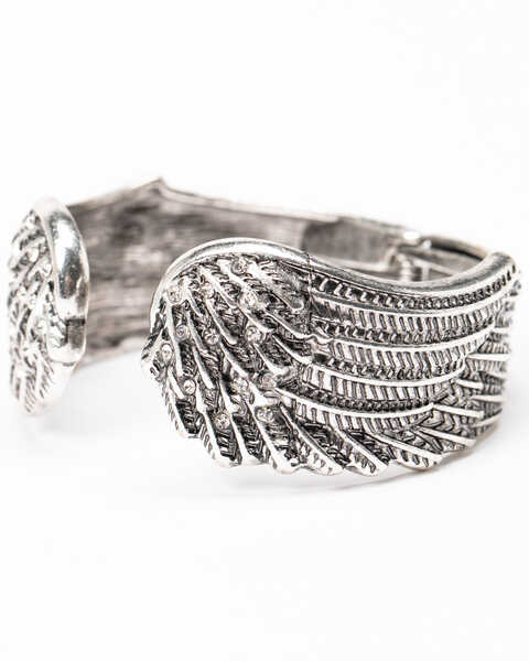 Image #2 - Shyanne Women's Sparkle N' Spice Wing Cuff, Silver, hi-res