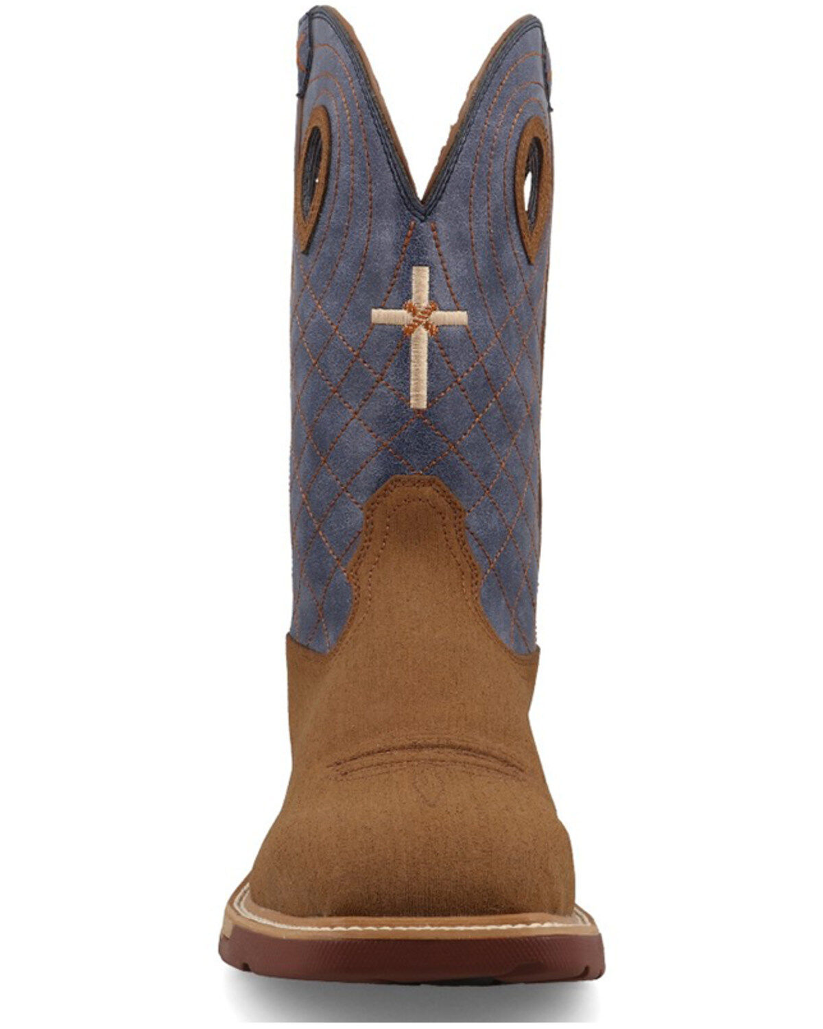 Image #4 - Twisted X Men's 12" Waterproof Western Work Boots - Alloy Toe, Grey, hi-res