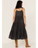 Image #4 - Cleo + Wolf Women's Tiered Relaxed Fit Midi Dress, Black, hi-res