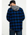  Hawx Men's Monteta Plaid Hooded Long Sleeve Shirt Work Jacket, , hi-res