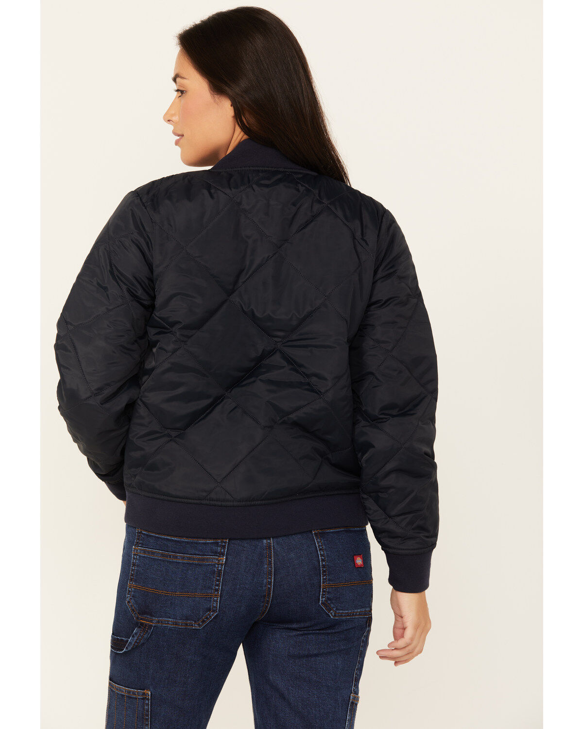 Image #4 - Dickies Women's Quilted Jacket, Navy, hi-res