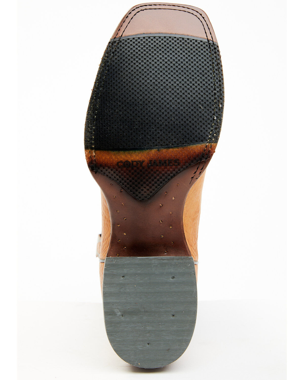 Image #7 - Cody James Men's Western Performance Boots - Broad Square Toe, Tan, hi-res