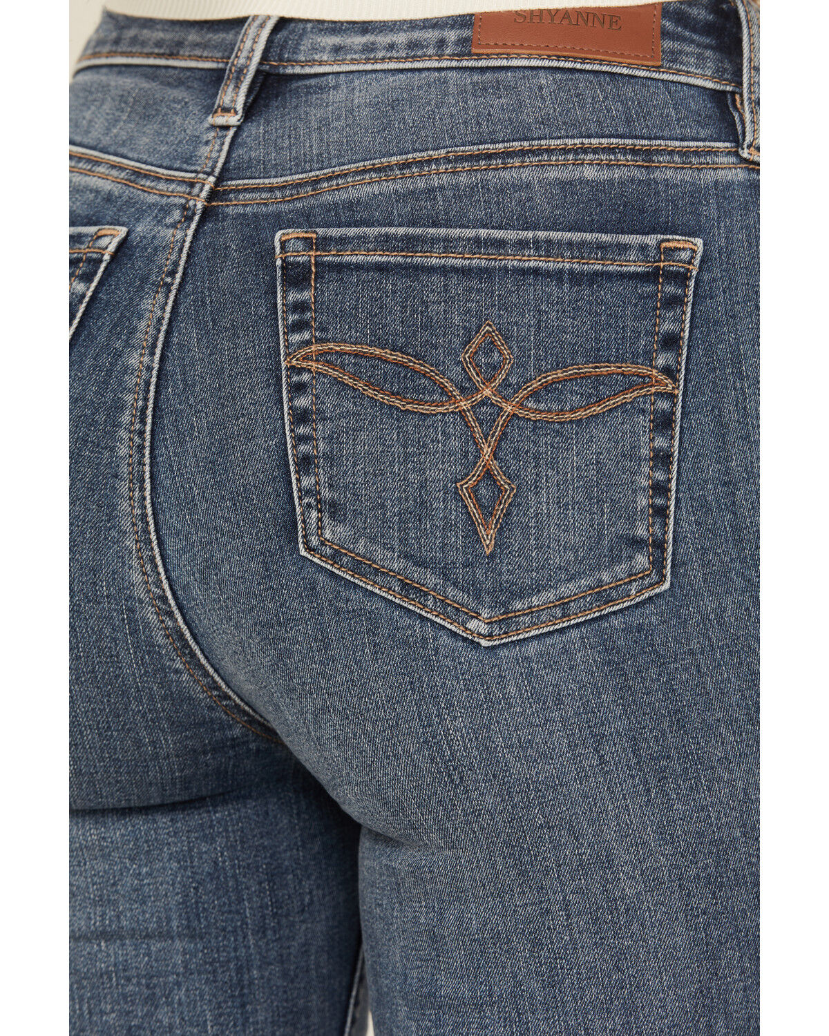 Product Name:  Shyanne Women's Celeste Medium Wash High Rise Bootcut Stretch Denim Jeans