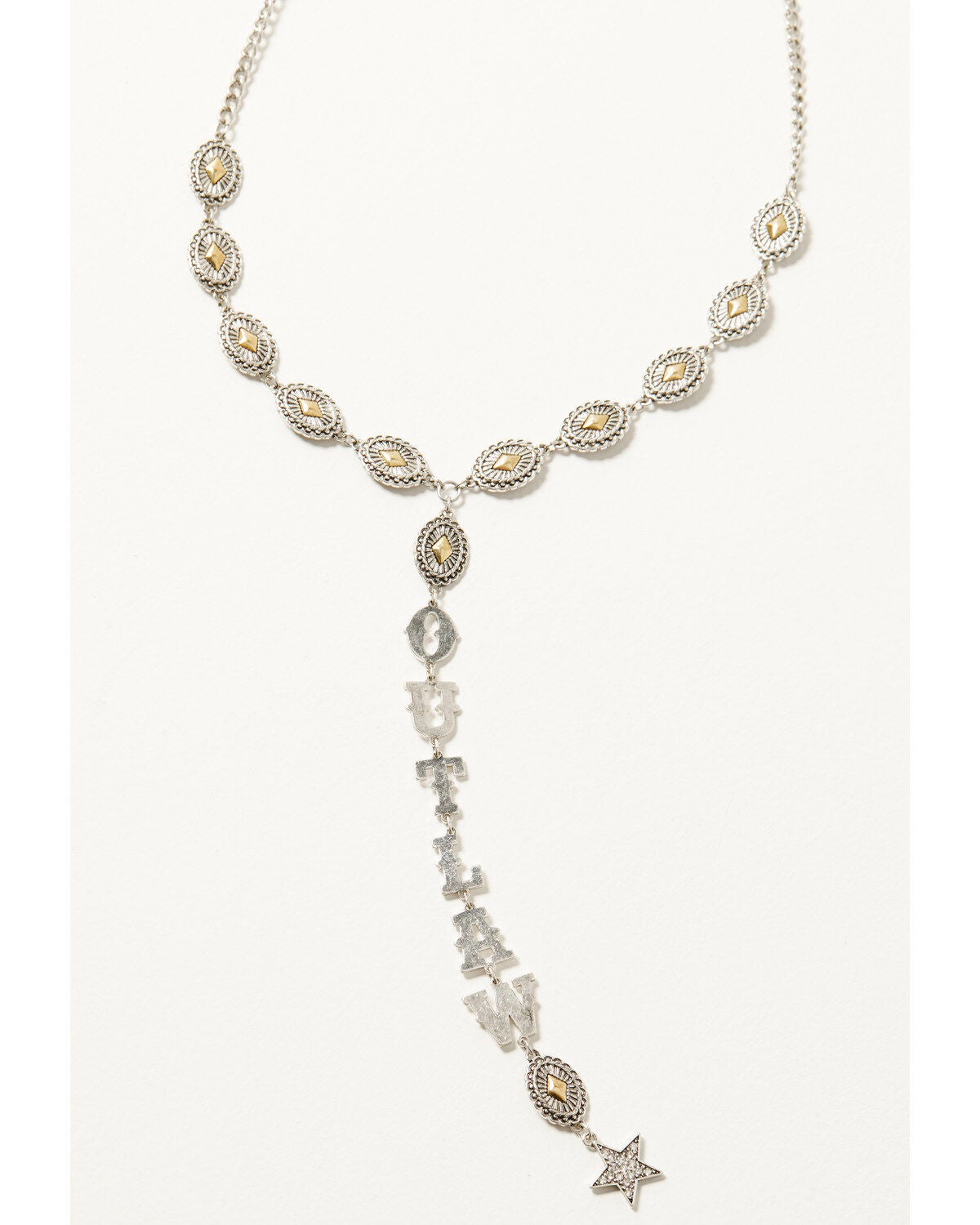 Idyllwind Women's Outlaw Gold Necklace, Gold, hi-res