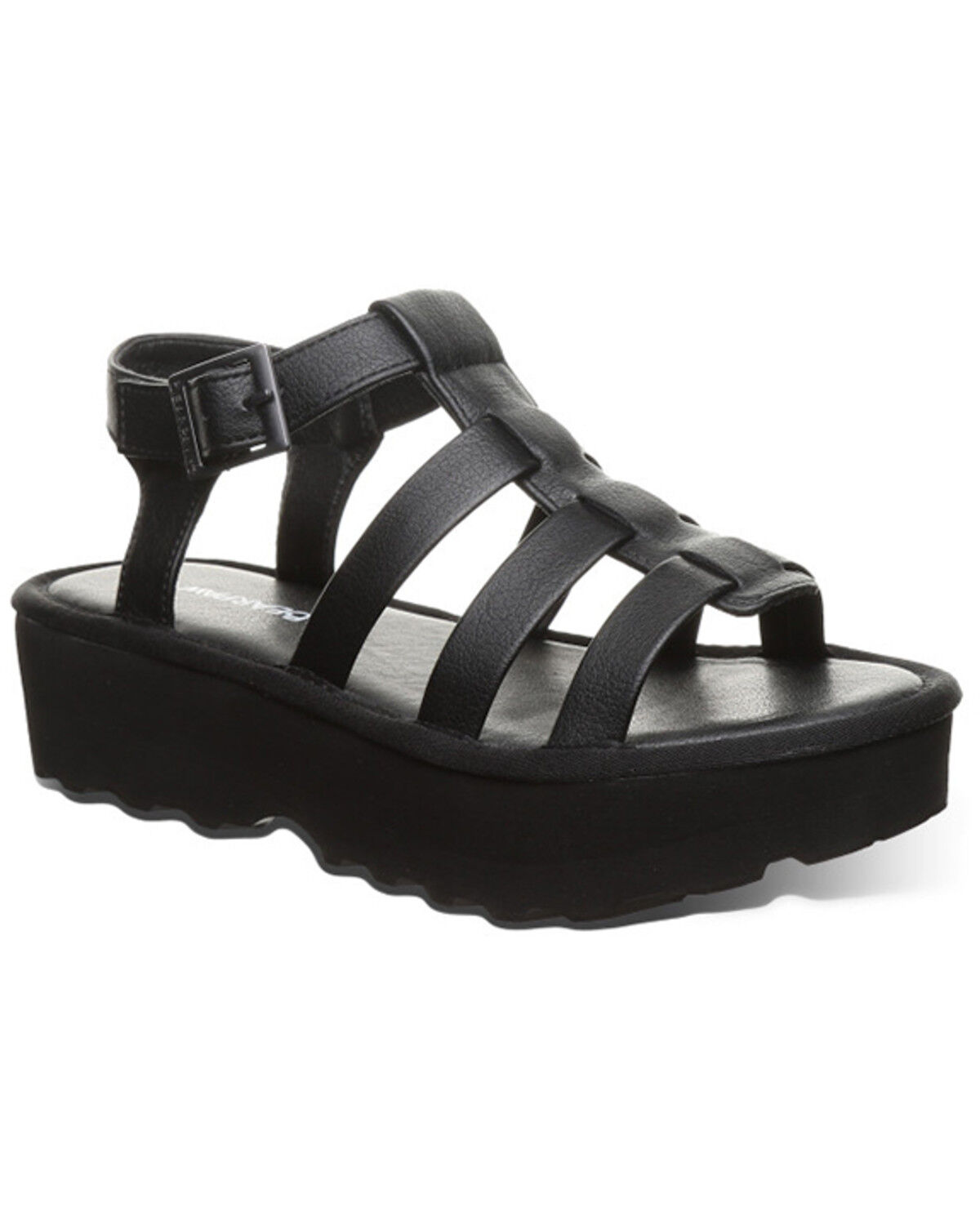 Image #1 - Bearpaw Women's High Seas Platform Sandals, Black, hi-res