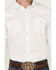 Image #3 - Cody James Men's North Star Jacquard Geo Print Long Sleeve Pearl Snap Western Shirt, Ivory, hi-res
