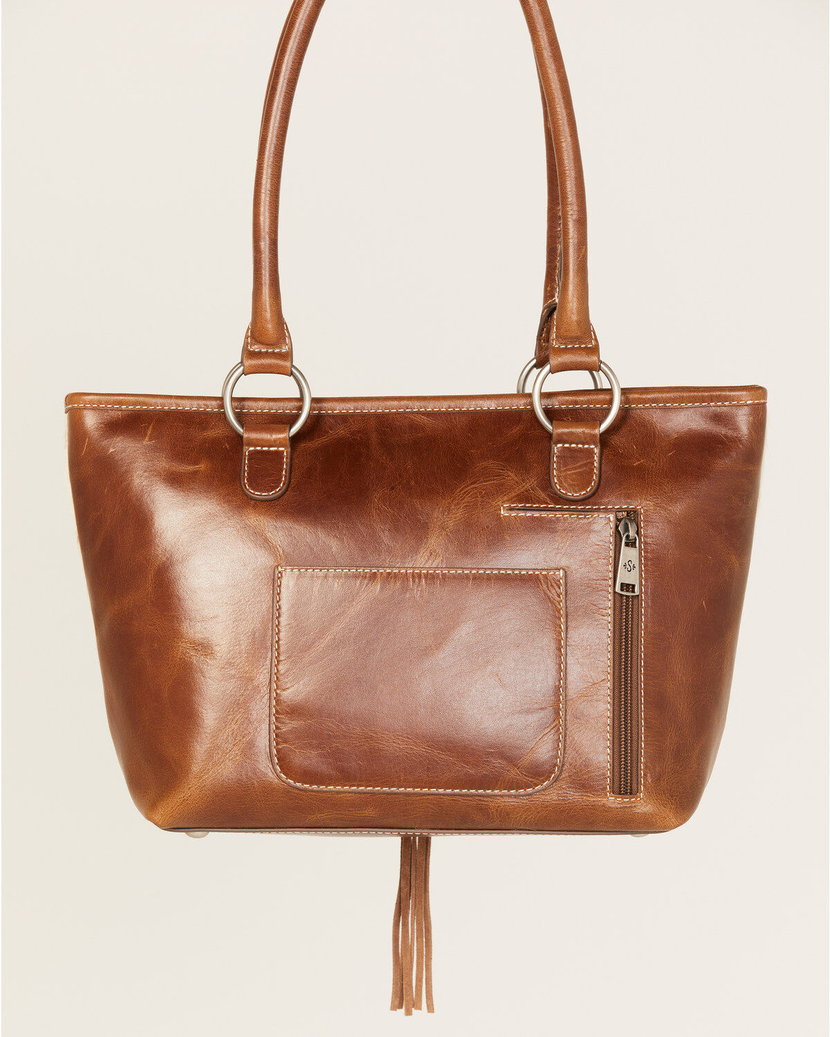 Image #2 - Shyanne Women's Saratoga Hair-on Tote, Brown, hi-res