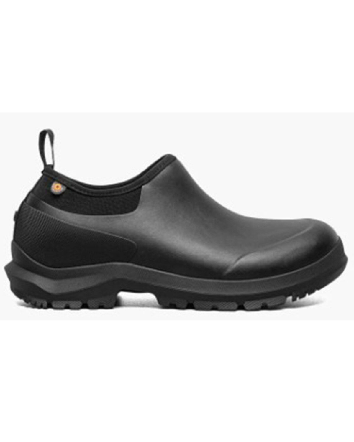 Image #2 - Bogs Men's Sauvie II Slip-On Waterproof Work Shoes - Round Toe, Black, hi-res