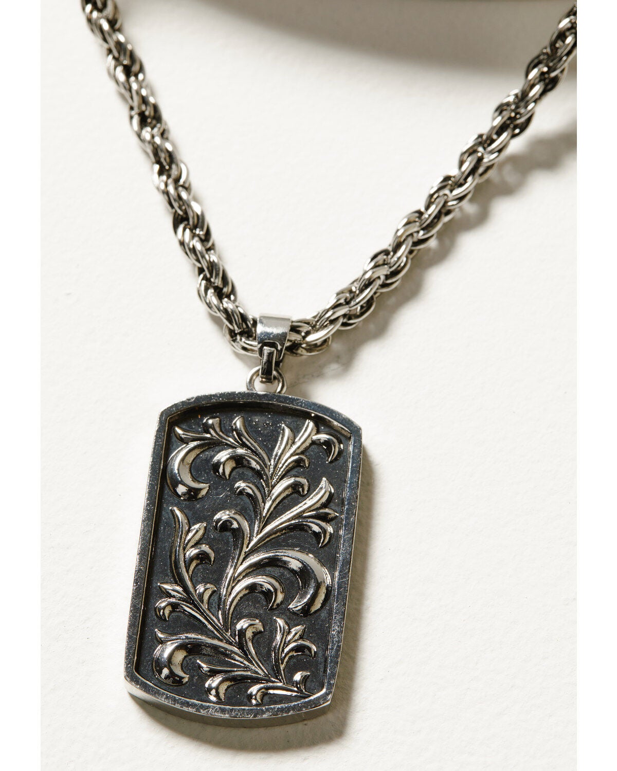 Image #3 - Moonshine Spirit&reg; Women's American Dog Tag Necklace, Silver, hi-res