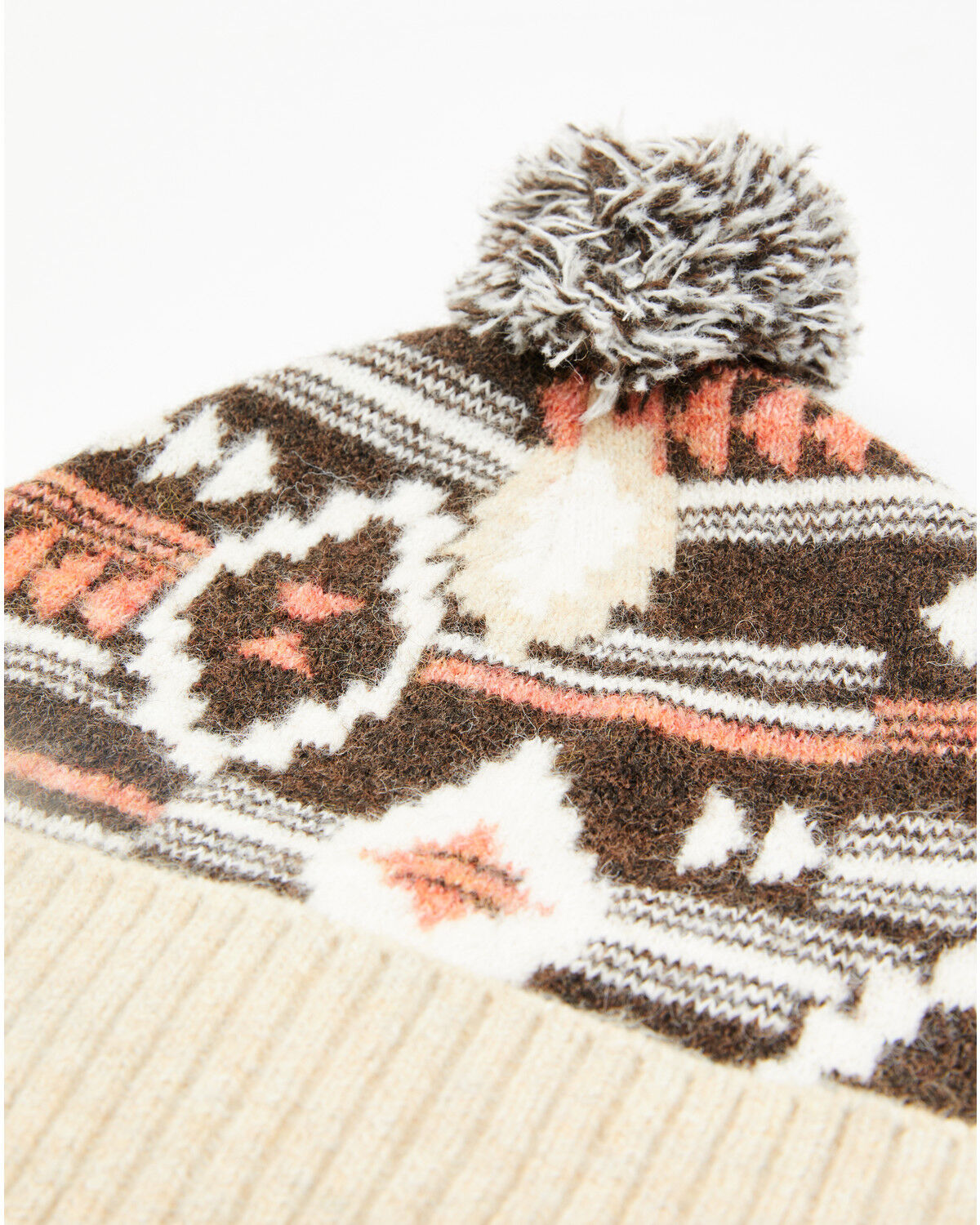 Image #2 - Shyanne Women's Bryndle Southwestern Beanie, Brandy Brown, hi-res
