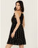 Image #4 - Idyllwind Women's Zelida Embroidered Halter Neck Mini Dress, Black, hi-res