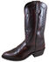 Image #1 - Smoky Mountain Men's Denver Cherry Western Boots - Round Toe, Black Cherry, hi-res