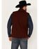 Image #4 - RANK 45® Men's Stowel Softshell Vest, Wine, hi-res