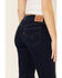 Levi's Women's Dark Wash Cobalt Obedience Boyfriend Crop Jeans  , Blue, hi-res