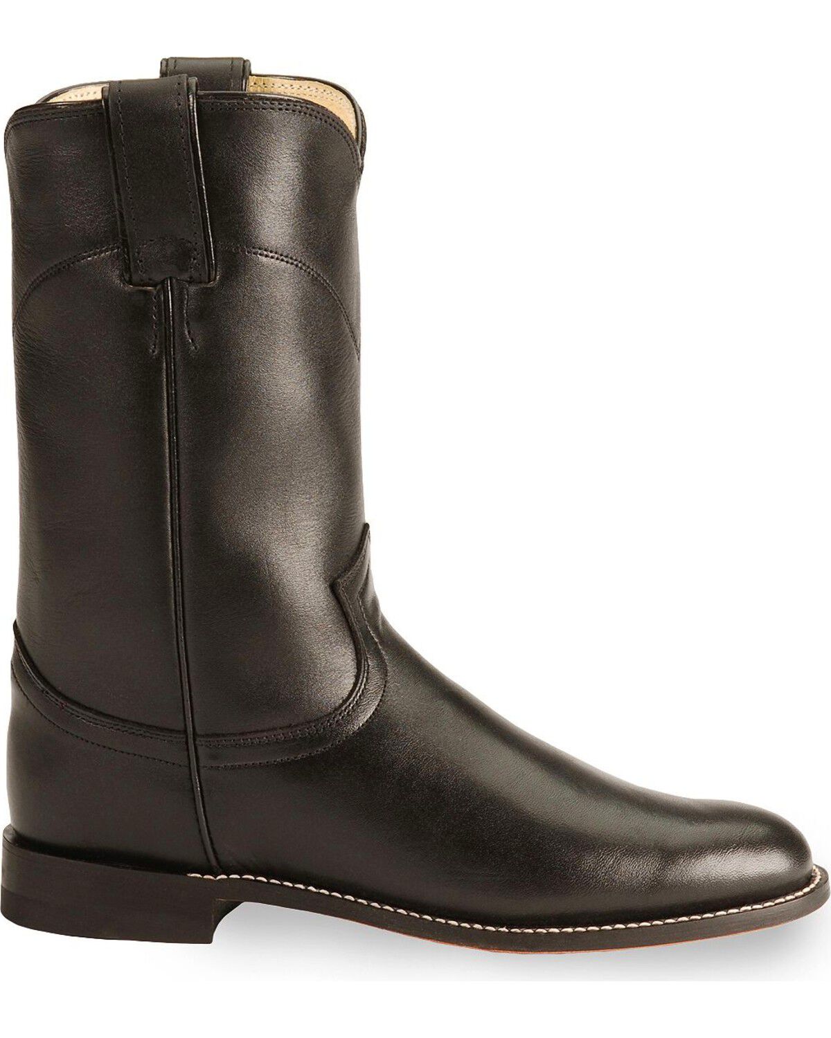 Image #2 - Justin Women's Original Black Roper Boots - Round Toe, , hi-res