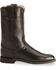 Image #2 - Justin Women's Original Black Roper Boots - Round Toe, Black, hi-res