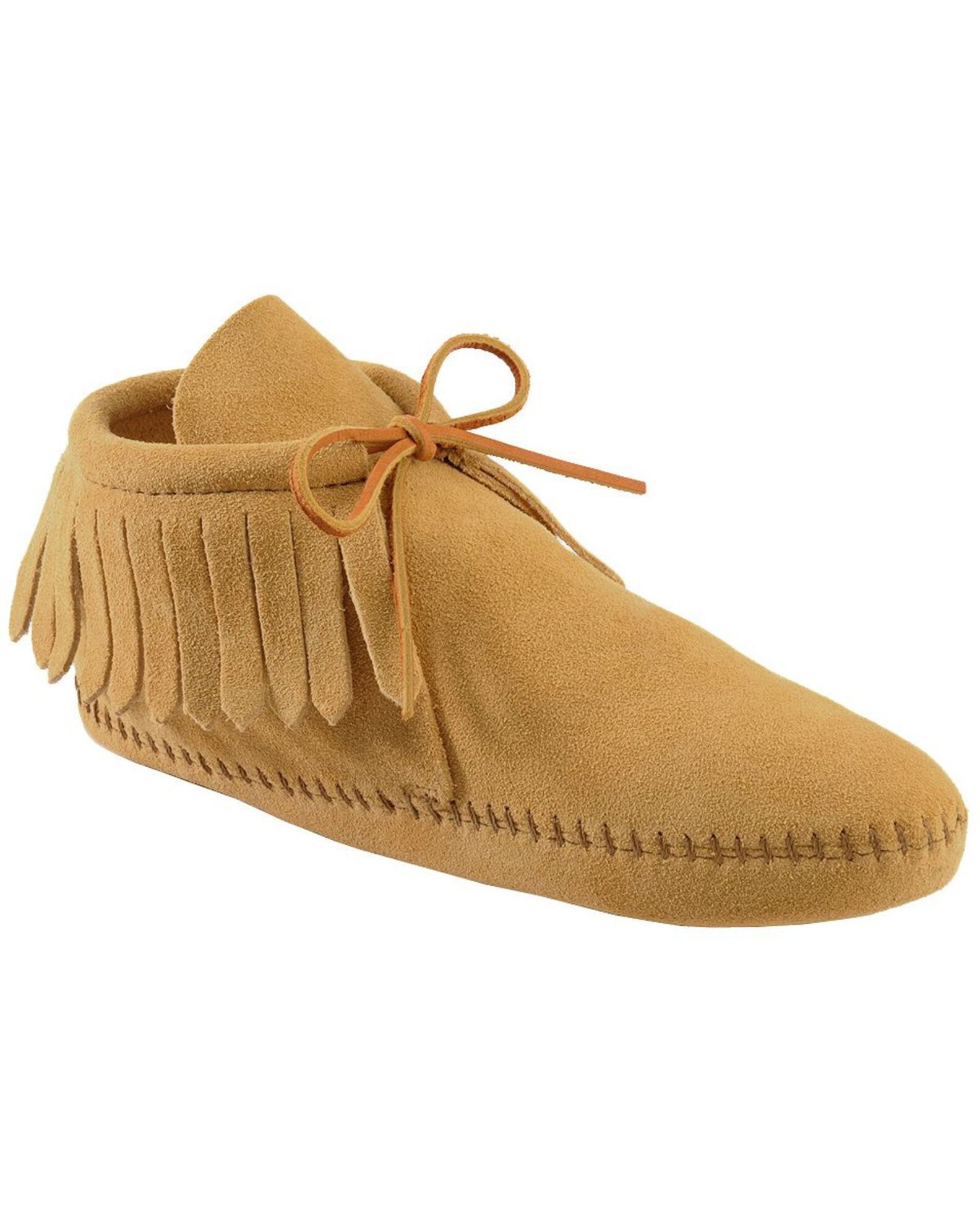 Product Name Minnetonka Fringed Soft Sole Moccasins