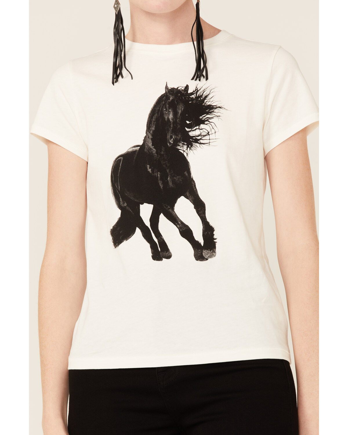 Image #3 - Shyanne Women's Stallion Graphic Short Sleeve Tee , , hi-res