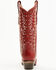 Image #5 - Circle G Women's Studded Western Boots - Snip Toe, Red, hi-res