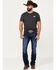 Image #1 - Cinch Men's Ian Dark Wash Slim Bootcut Performance Stretch Denim Jeans, , hi-res