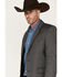 Image #2 - Circle S Men's Plano Sportcoat, Black, hi-res