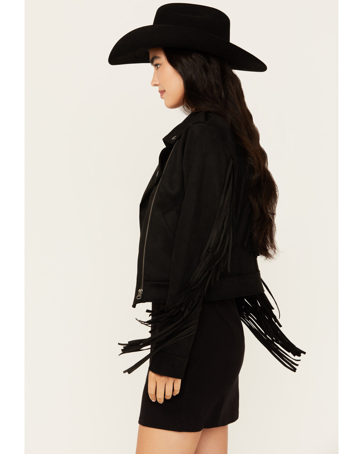 Image #3 - Idyllwind Women's Ellen Moto Jacket, Black, hi-res