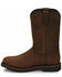 Justin Men's Drywall Waterproof Work Boots - Soft Toe, Brown, hi-res