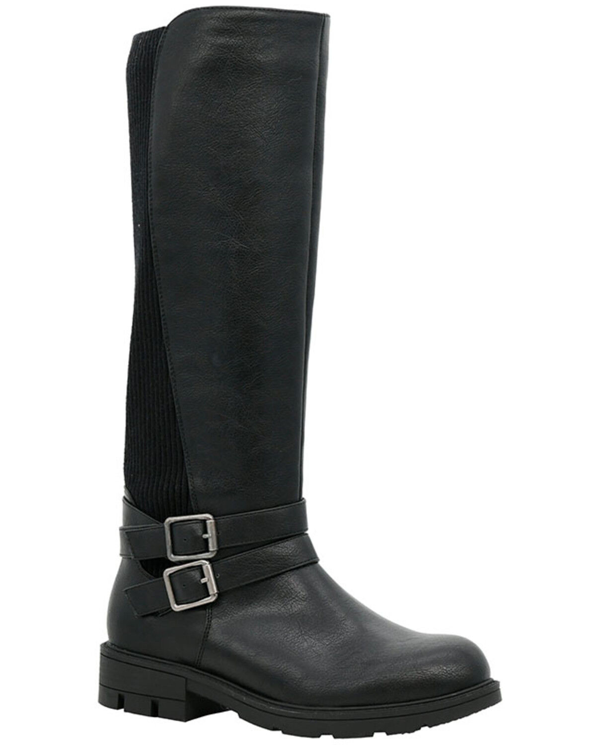 Image #1 - Corkys Women's Hay Bale Tall Boots - Round Toe, Black, hi-res