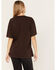 Cleo + Wolf Women's Desert Trip Oversized Graphic Tee, Chocolate, hi-res