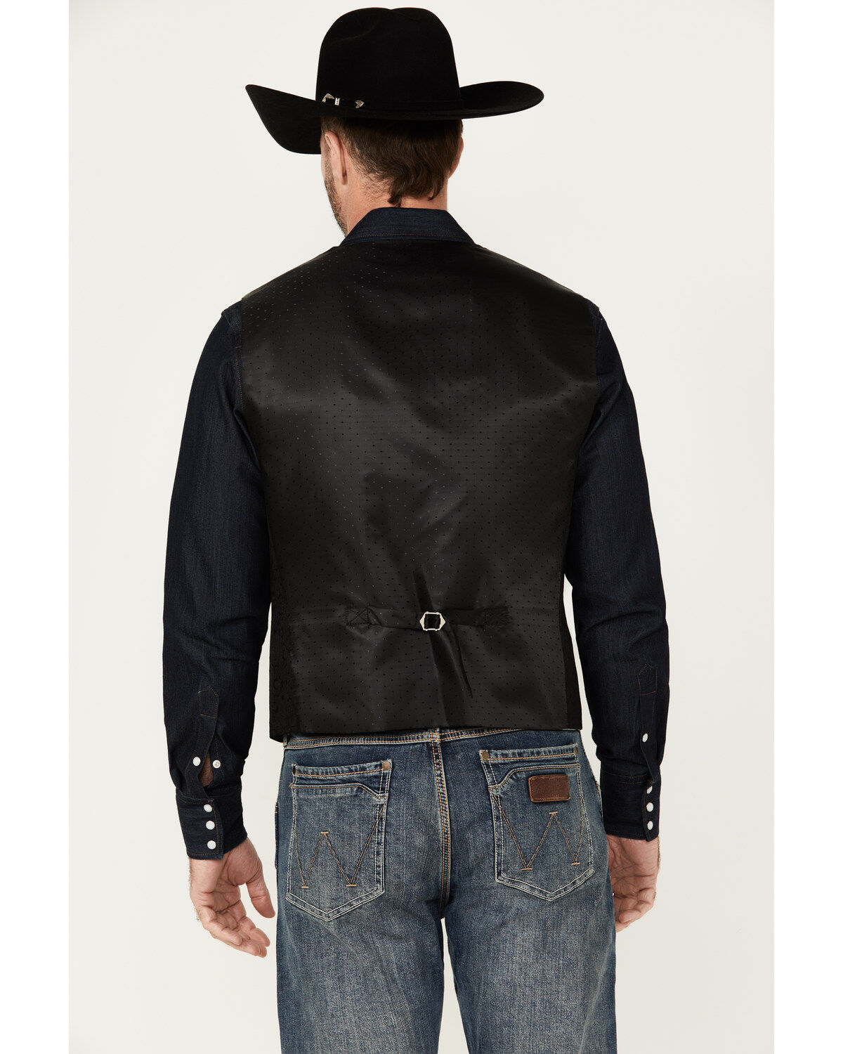 Image #4 - Cody James Men's Nashville Paisley Print Vest, Black, hi-res