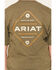 Image #4 - Ariat Boys' Roped Diamond Short Sleeve Graphic T-Shirt, Green, hi-res