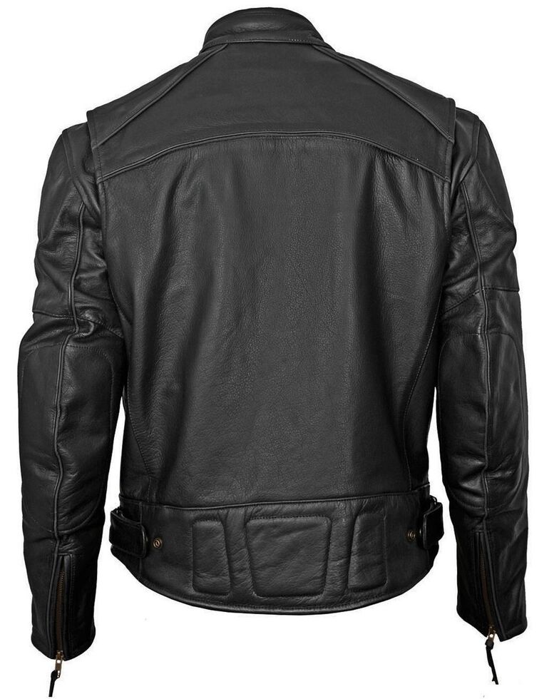 Milwaukee Men S Warrior Leather Motorcycle Jacket Boot Barn