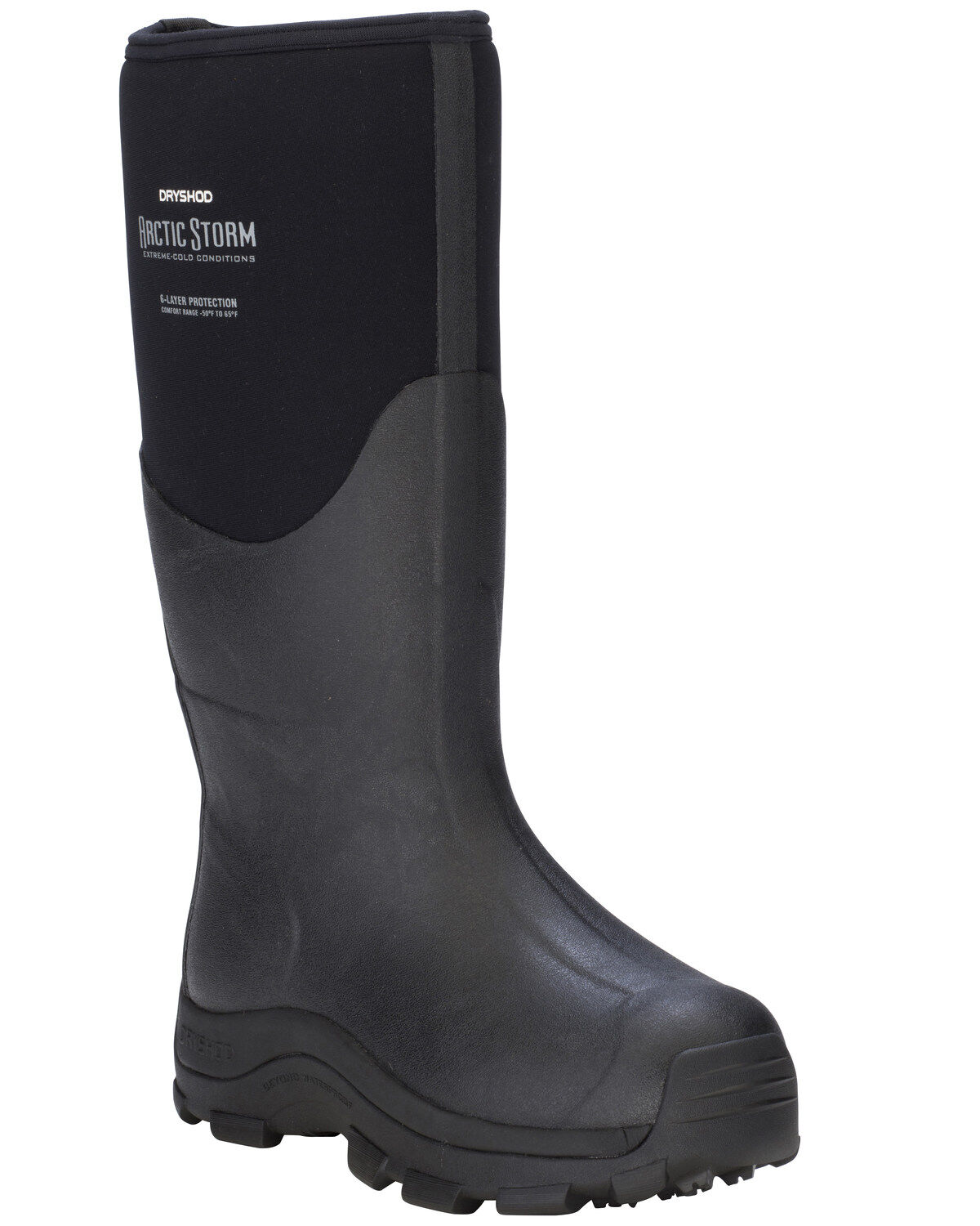 Image #1 - Dryshod Men's Arctic Storm Winter Work Boots, Black, hi-res