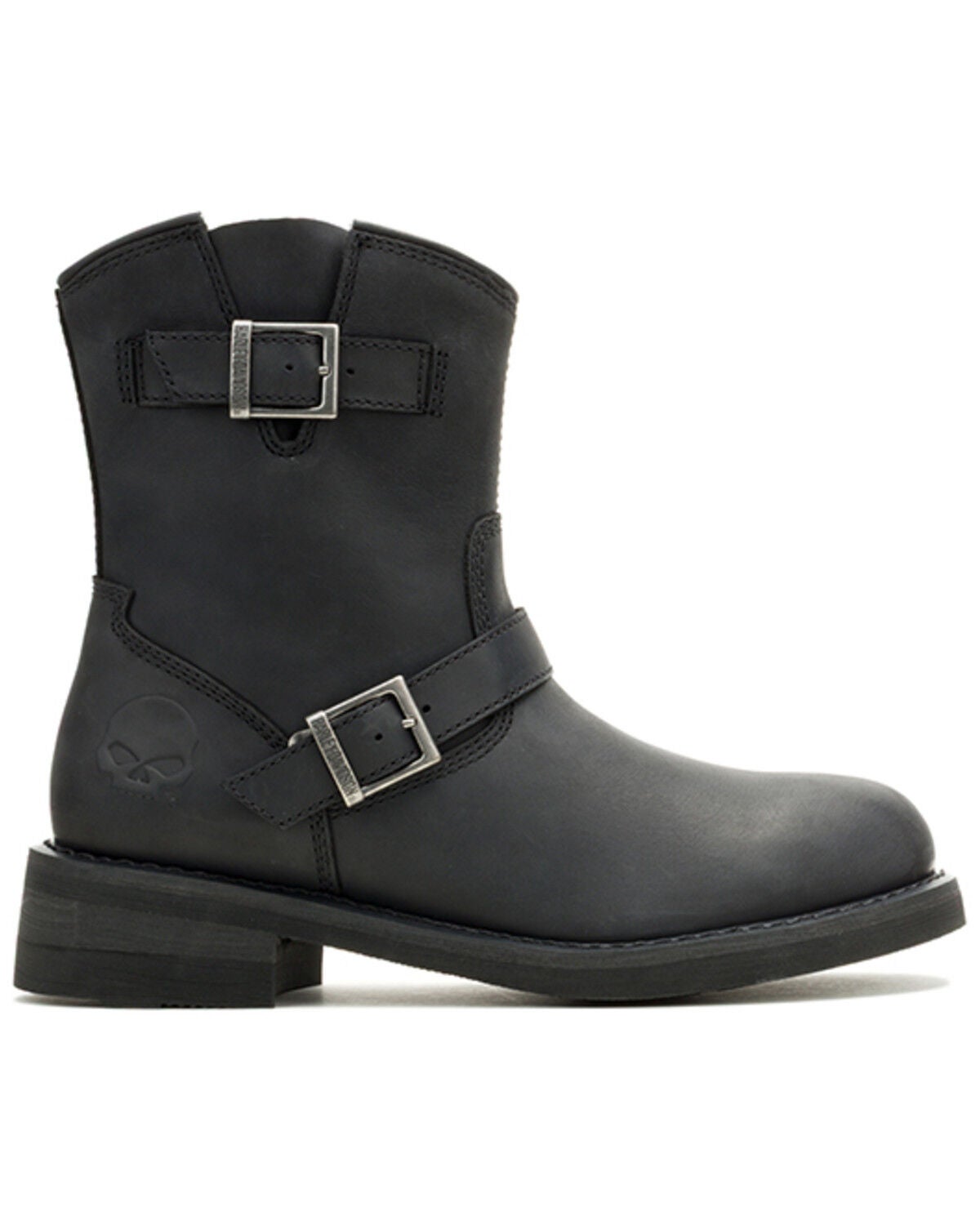 Image #2 - Harley Davidson Men's Classic Cruise Motorcycle Boots - Round Toe, Black, hi-res