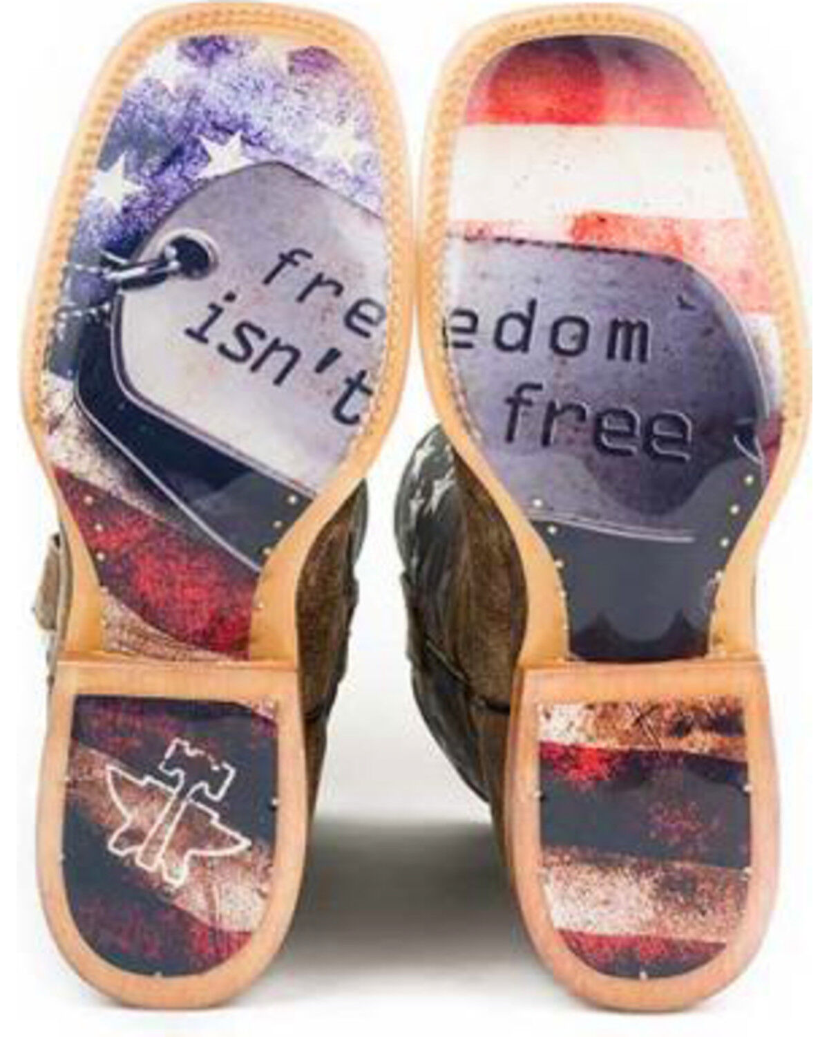 Image #3 - Tin Haul Men's Freedom Western Boots, Brown, hi-res