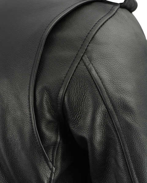 Image #7 - Milwaukee Leather Men's Classic Side Lace Concealed Carry Motorcycle Jacket - 5X, Black, hi-res
