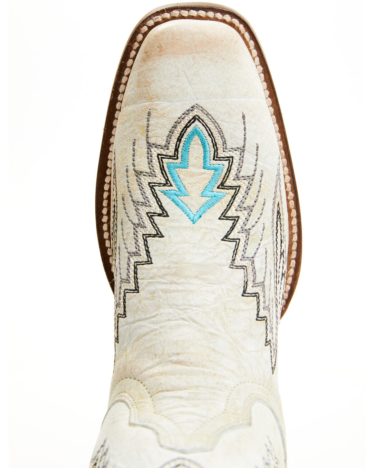 Image #6 - Dan Post Women's Darcy Western Boots - Square Toe, White, hi-res