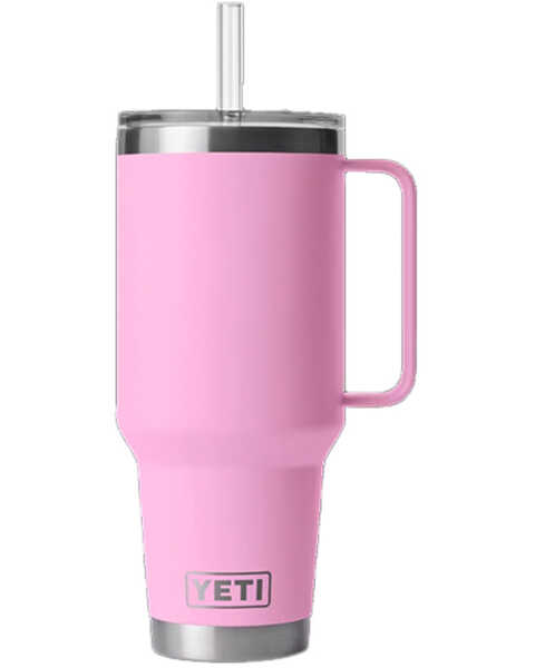 Image #1 - Yeti Rambler® 42oz Straw Lid Mug , Pink, hi-res